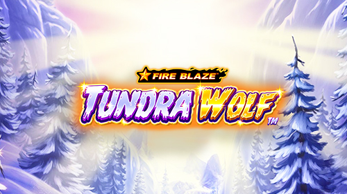 Fire Blaze Golden Tundra Wolf